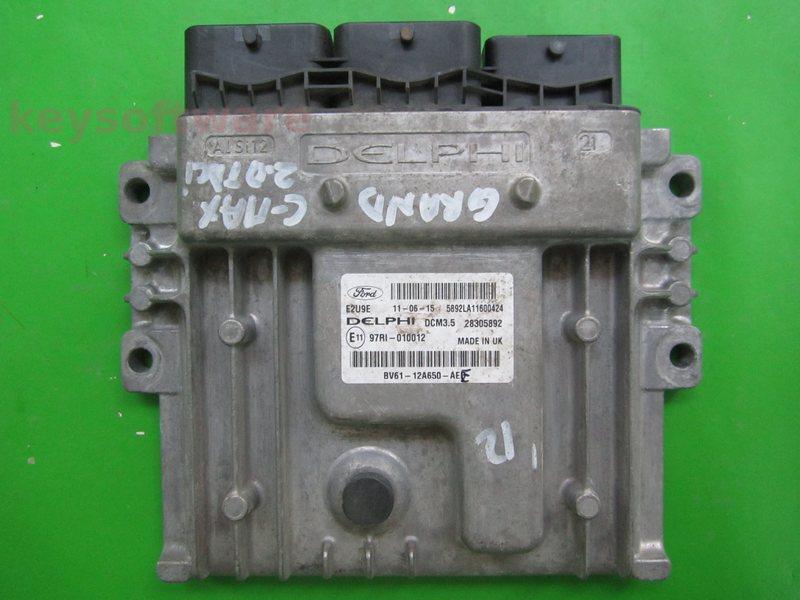 ECU Ford C-Max 2.0TDCI BV61-12A650-AED 28305892 DCM3.5