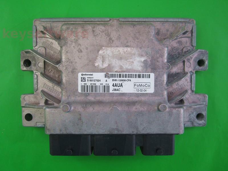ECU Ford Focus 1.6 BV61-12A650-CPA S180127024A EMS2204