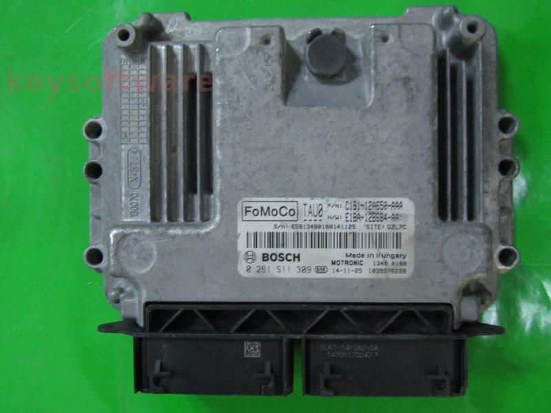ECU Ford Fiesta 1.0 C1B1-12A650-AAA 0261S11309 MED17.0.1