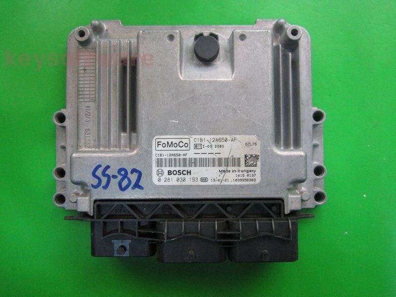ECU Ford Fiesta 1.5TDCI C1B1-12A650-AF 0281030193 EDC17C10