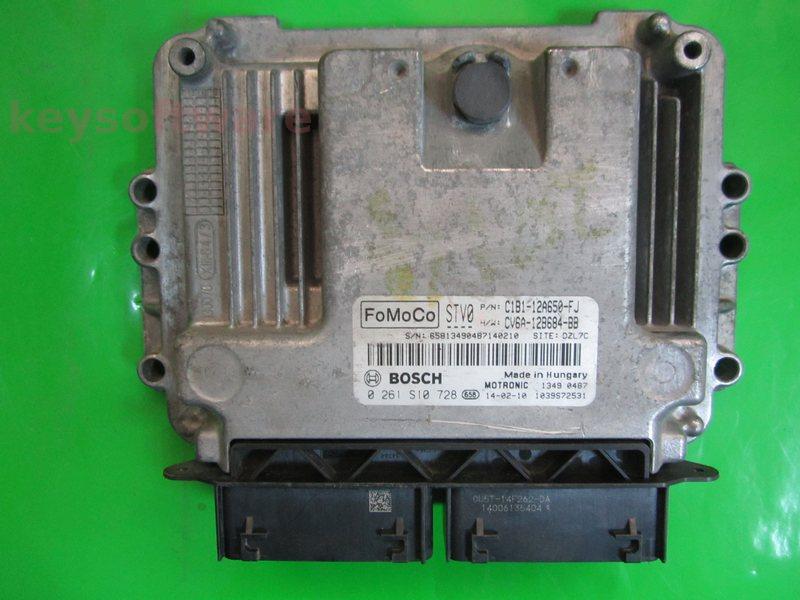 ECU Ford Fiesta 1.0 C1B1-12A650-FJ 0261S10728 MED17.0.1