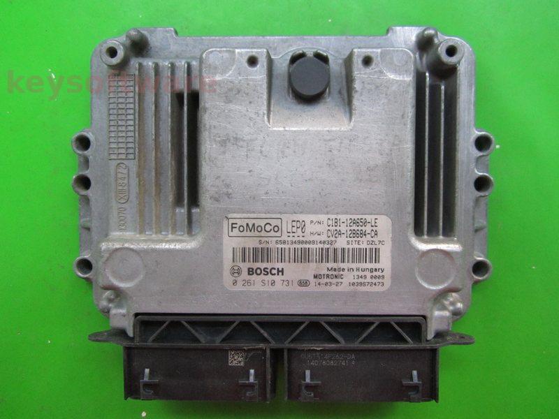 ECU Ford Fiesta 1.0 C1B1-12A650-LE 0261S10731 MED17.0.1