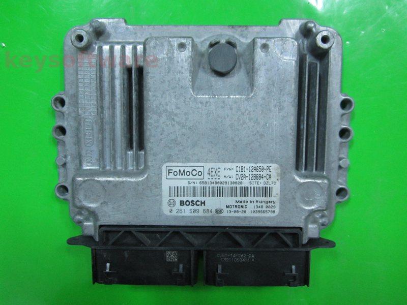 ECU Ford Fiesta 1.0 C1B1-12A650-PE 0261S09684 MED17.0.1
