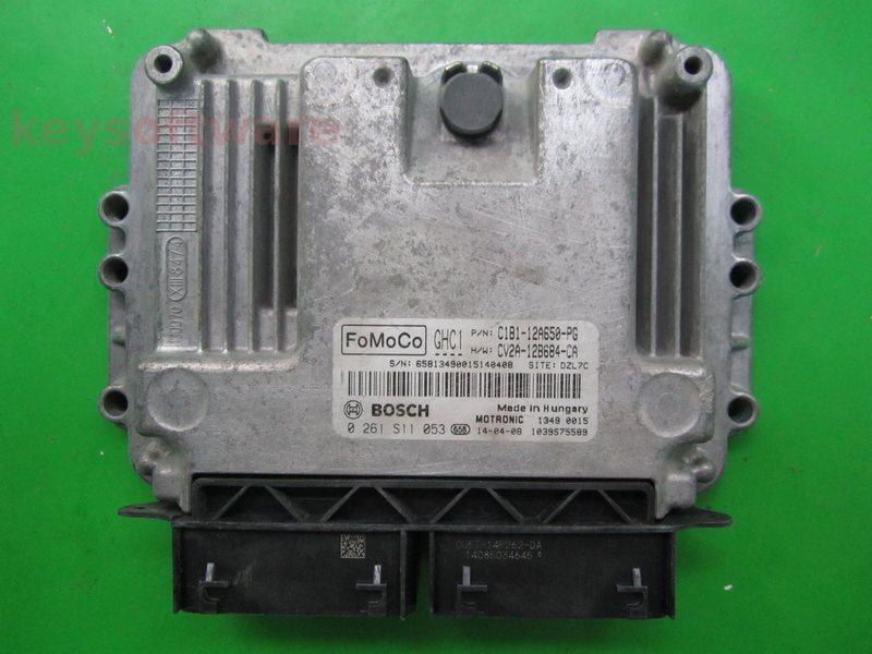 ECU Ford Fiesta 1.0 C1B1-12A650-PG 0261S11053 MED17.0.1 {