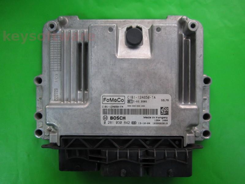 ECU Ford Fiesta 1.5TDCI C1B1-12A650-TA 0281030842 EDC17C10 }