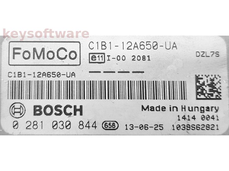 ECU Ford Fiesta 1.5TDCI C1B1-12A650-UA 0281030844 EDC17C10 {