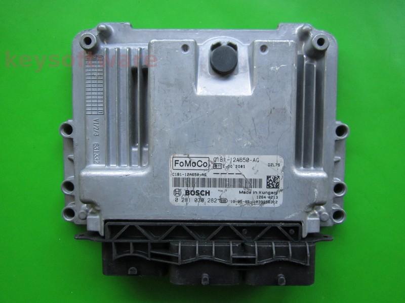 ECU Ford Fiesta 1.6TDCI C1B1-12A650-AG 0281030282 EDC17C10