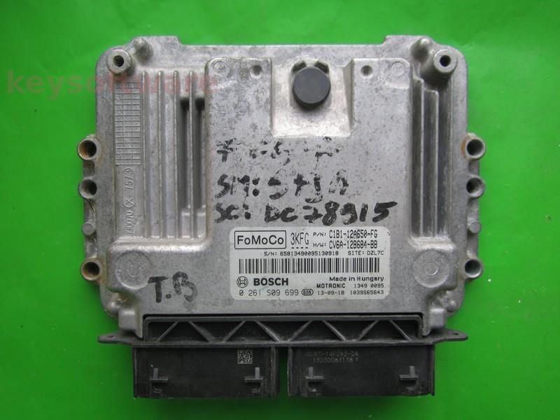ECU Ford Fiesta 1.0 C1B1-12A650-FG 0261S09699 MED17.0.1