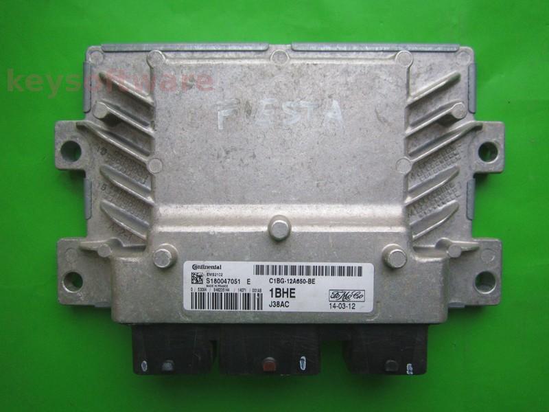 ECU Ford Fiesta 1.2 C1BG-12A650-BE S180047051E EMS2102^