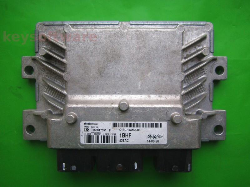 ECU Ford Fiesta 1.2 C1BG-12A650-BF S180047051F EMS2102