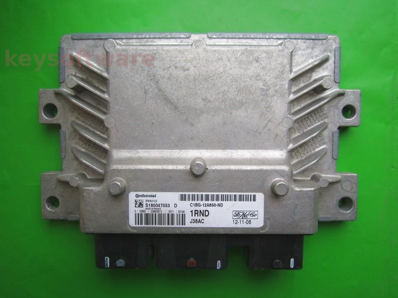 ECU Ford Fiesta 1.25 C1BG-12A650-ND S180047053D EMS2102