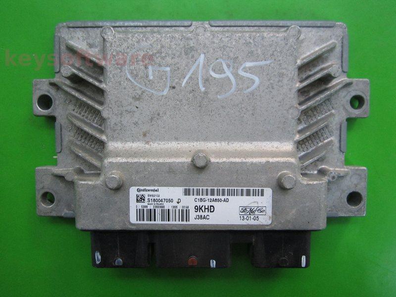 ECU Ford Fiesta 1.2 C1BG-12A650-AD S180047050D EMS2102