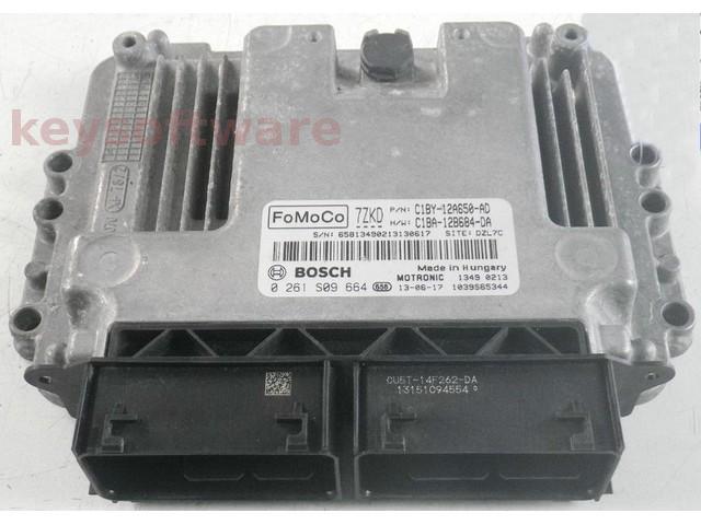ECU Ford Fiesta 1.6 C1BY-12A650-AD 0261S09664 MED17.0.1 {