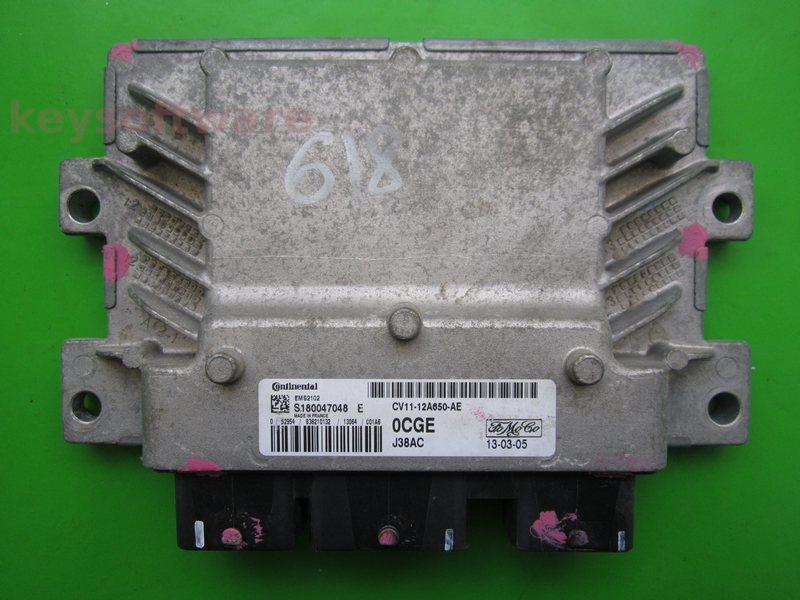 ECU Ford Fiesta 1.4 CV11-12A650-AE S180047048E EMS2102