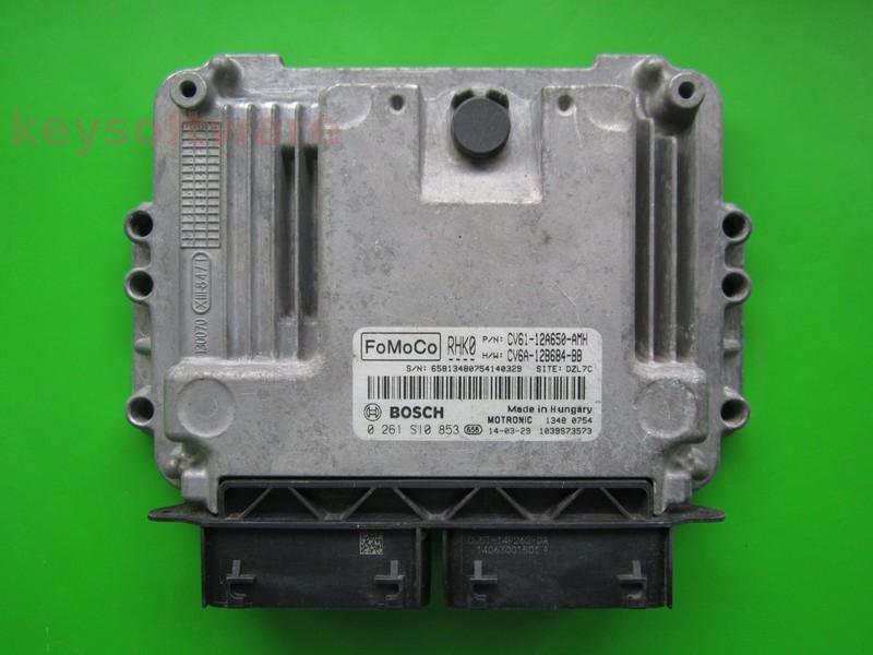 ECU Ford Focus 1.0 CV61-12A650-AMH 0261S10853 MED17.0.1 {+