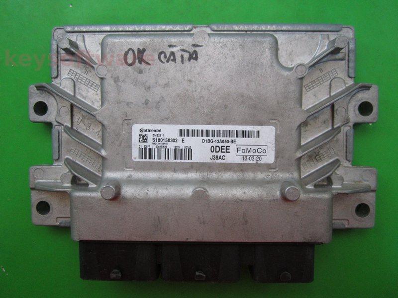 ECU Ford Fiesta 1.6 D1BG-12A650-BE S180156302E EMS2211