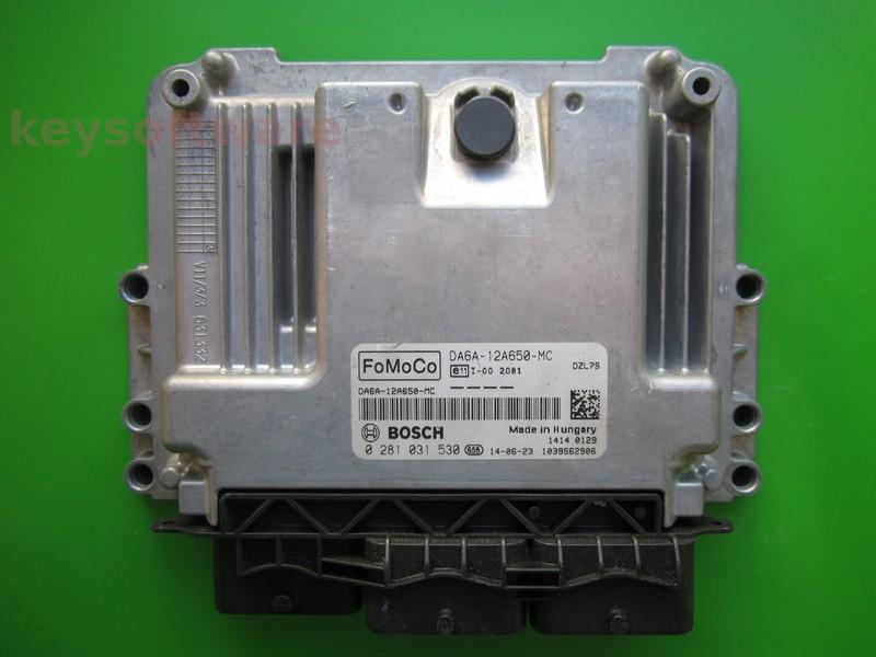 ECU Ford Fiesta 1.5TDCI DA6A-12A650-MC 0281031530 EDC17C10 }
