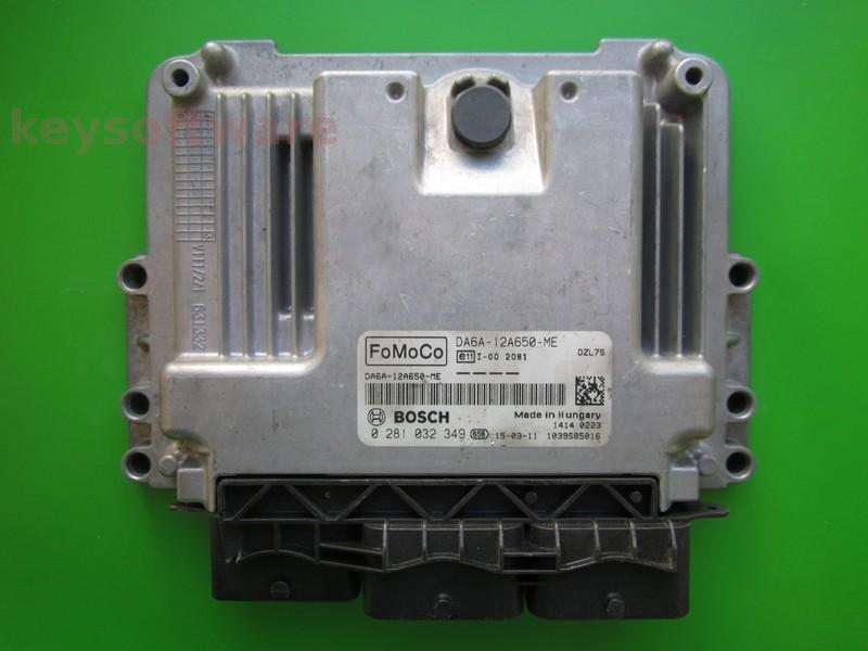 ECU Ford Fiesta 1.5TDCI DA6A-12A650-ME 0281032349 EDC17C10 }