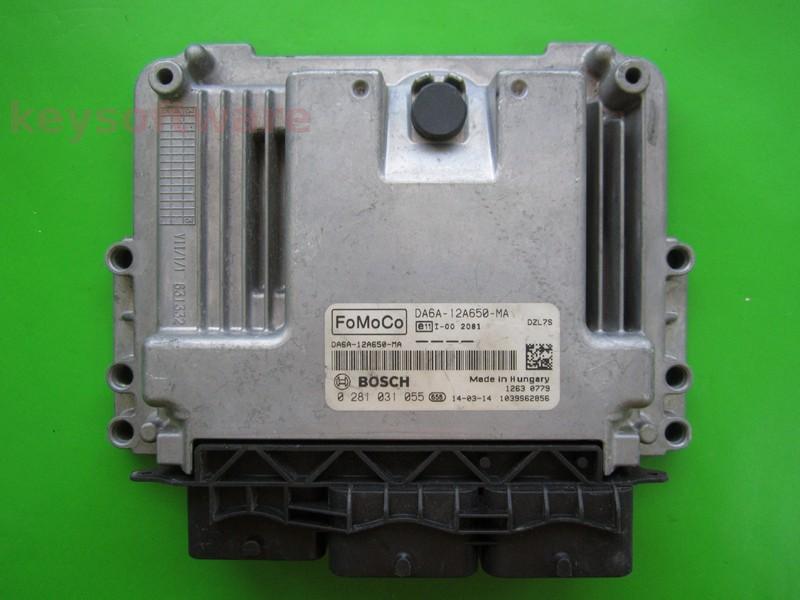 ECU Ford Fiesta 1.5TDCI DA6A-12A650-MA 0281031055 EDC17C10 }