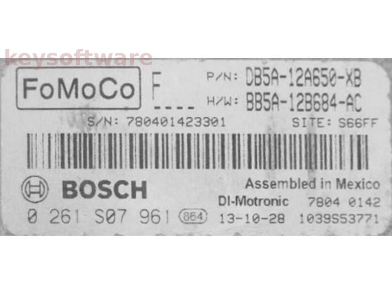 ECU Ford Explorer 2.0 DB5A-12A650-XB 0261S07961 MED17.0 {