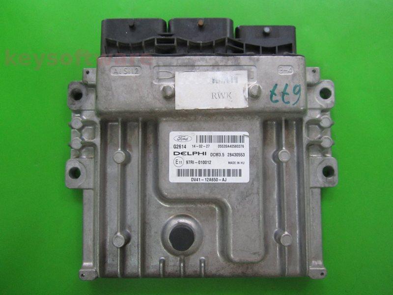 ECU Ford Kuga 2.0 DV41-12A650-AJ 28430553 DCM3.5