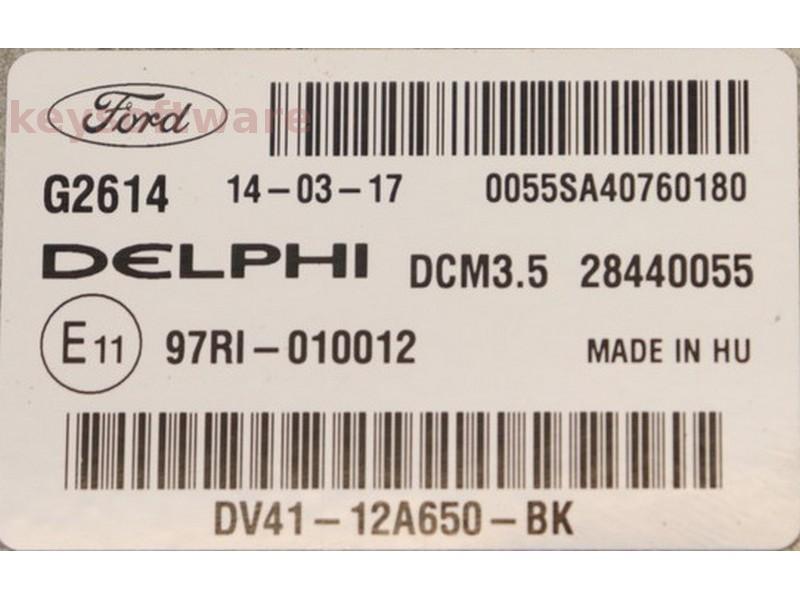 ECU Ford Kuga 2.0TDCI DV41-12A650-BK 28440055 DCM3.5 {