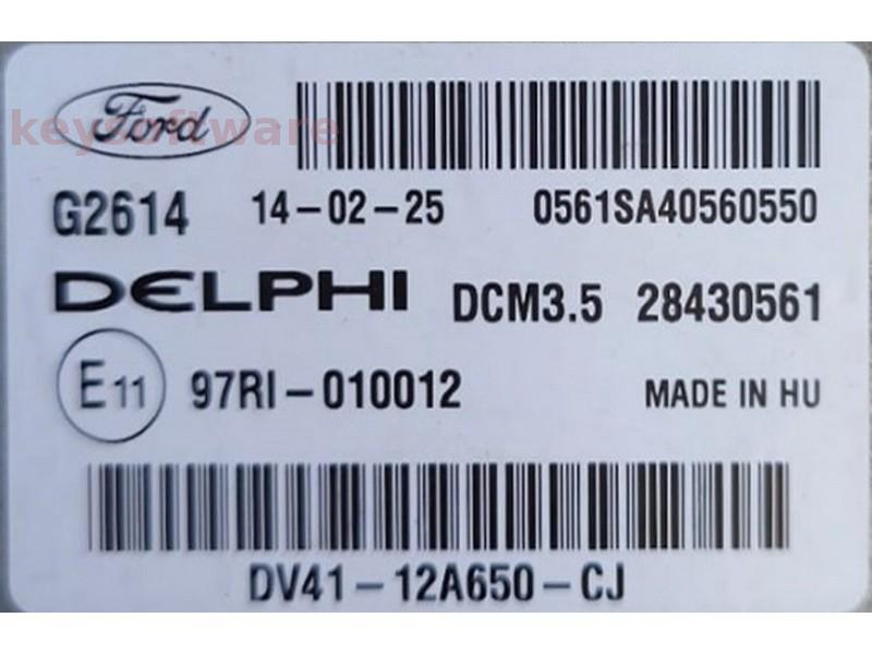 ECU Ford Kuga 2.0TDCI DV41-12A650-CJ 28430561 DCM3.5 {