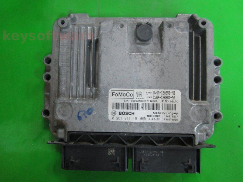 ECU Ford Kuga DV4A-12A650-MB 0261S11191 MED17.0.1