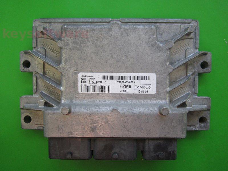 ECU Ford Focus 1.6 DV61-12A650-BEA S180127038A EMS2204