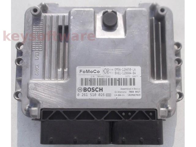 ECU Ford Focus 2.0 EM5A-12A650-LA 0261S10026 MED17.0 {