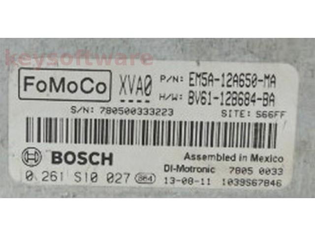 ECU Ford Focus 2.0 EM5A-12A650-MA 0261S10027 MED17.0 {