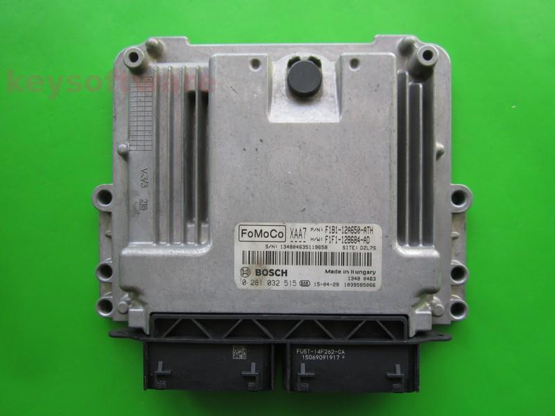 ECU Ford Fiesta 1.5TDCI F1B1-12A650-ATH 0281032515 EDC17C70 }