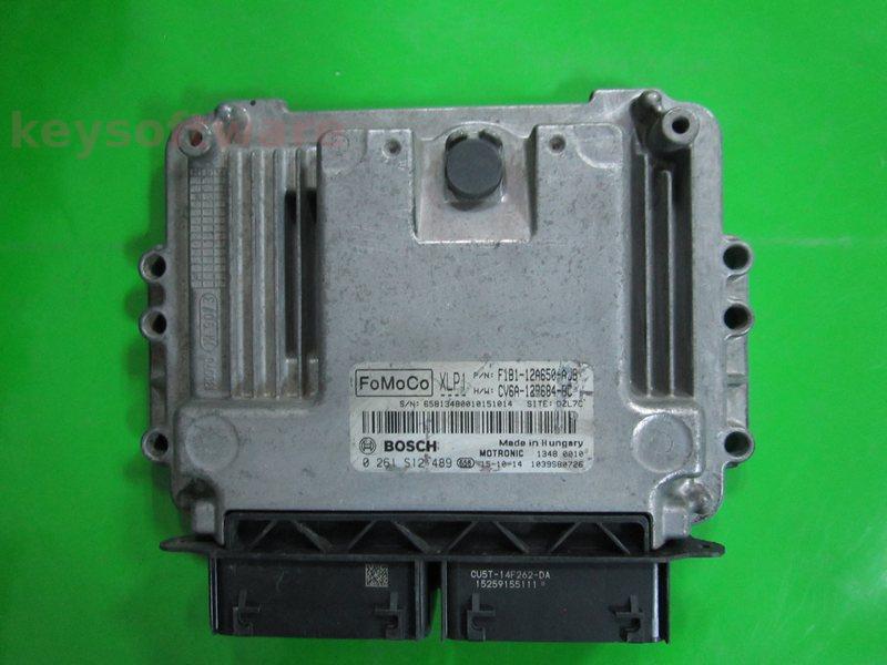 ECU Ford Fiesta 1.0 F1B1-12A650-AJB 0261S12489 MED17.0.1
