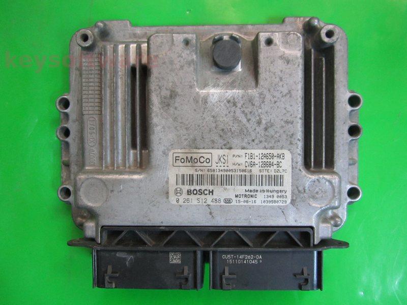 ECU Ford Fiesta 1.0 F1B1-12A650-AKB 0261S12488 MED17.0.1