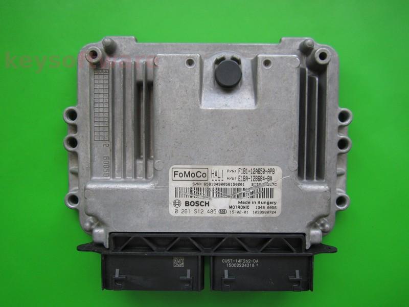 ECU Ford Fiesta 1.0 F1B1-12A650-APB 0261S12485 MED17.0.1 }