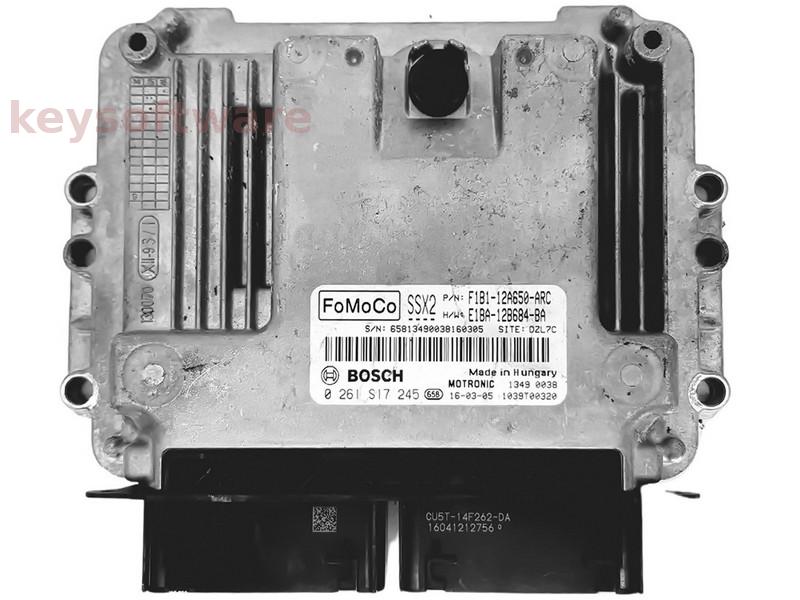 ECU Ford Fiesta 1.0 F1B1-12A650-ARC 0261S17245 MED17.0.1