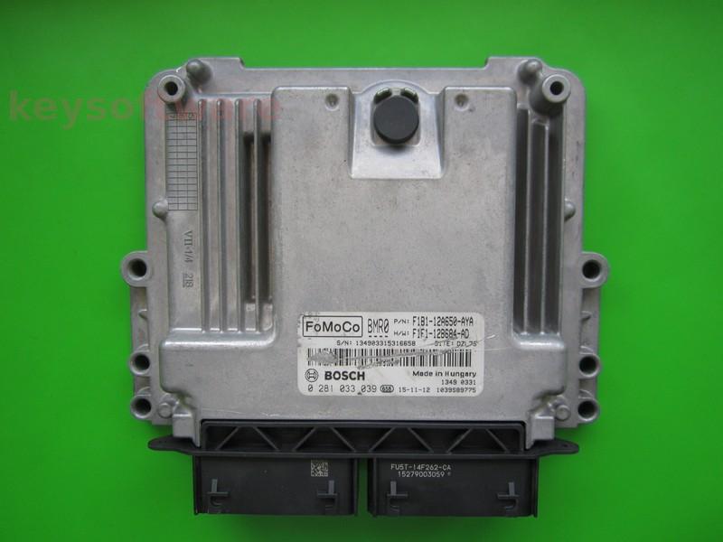 ECU Ford Fiesta 1.5TDCI F1B1-12A650-AYA 0281033039 EDC17C70