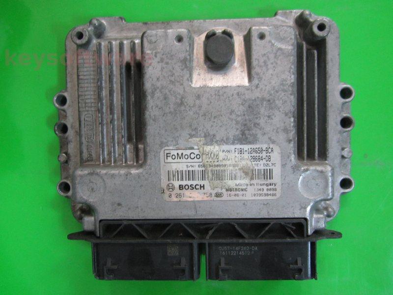 ECU Ford Fiesta 1.6 F1B1-12A650-BCA 0261S16758 MED17.0.1