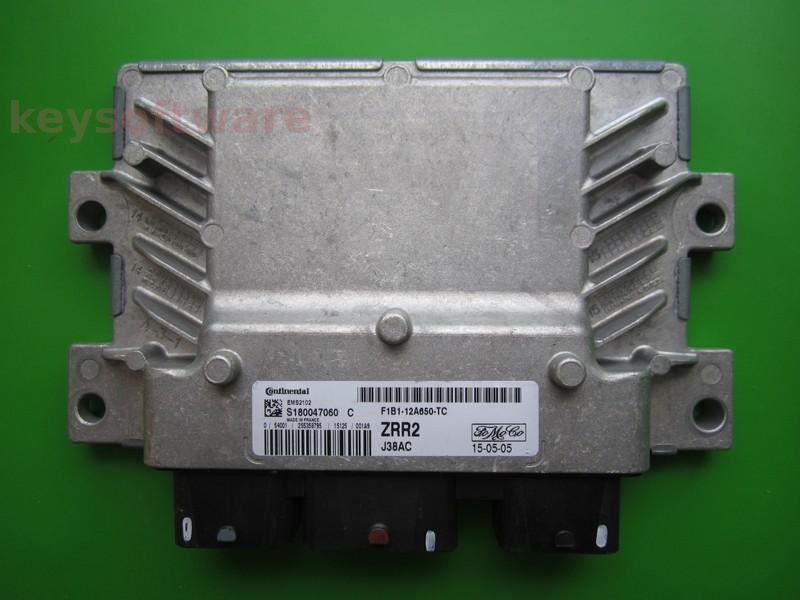 ECU Ford Fiesta 1.4 F1B1-12A650-TC S180047060C EMS2102