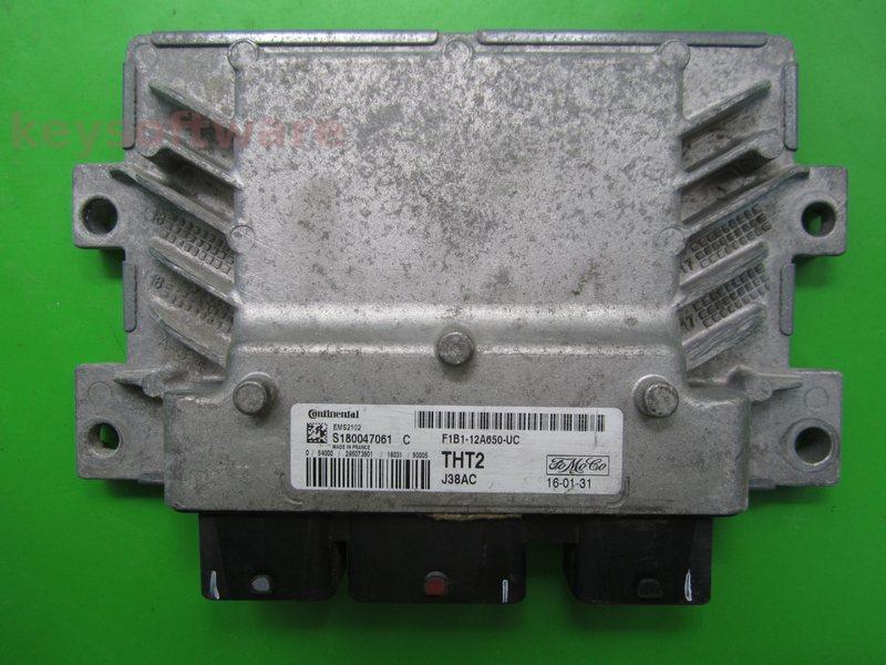 ECU Ford Fiesta 1.25 F1B1-12A650-UC S180047061C EMS2102