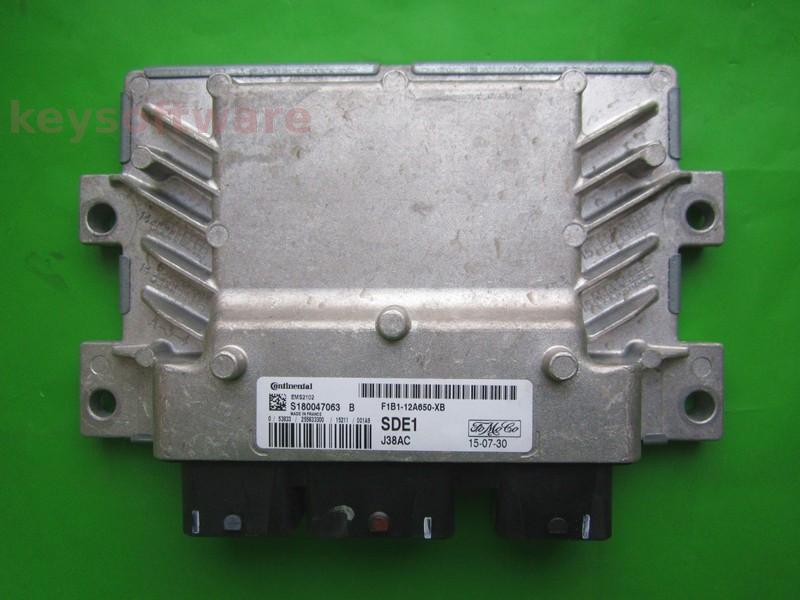 ECU Ford Fiesta 1.2 F1B1-12A650-XB S180047063B EMS2102