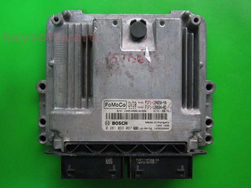 ECU Ford Focus 1.5TDCI F1F1-12A650-YA 0281033067 EDC17C70 {