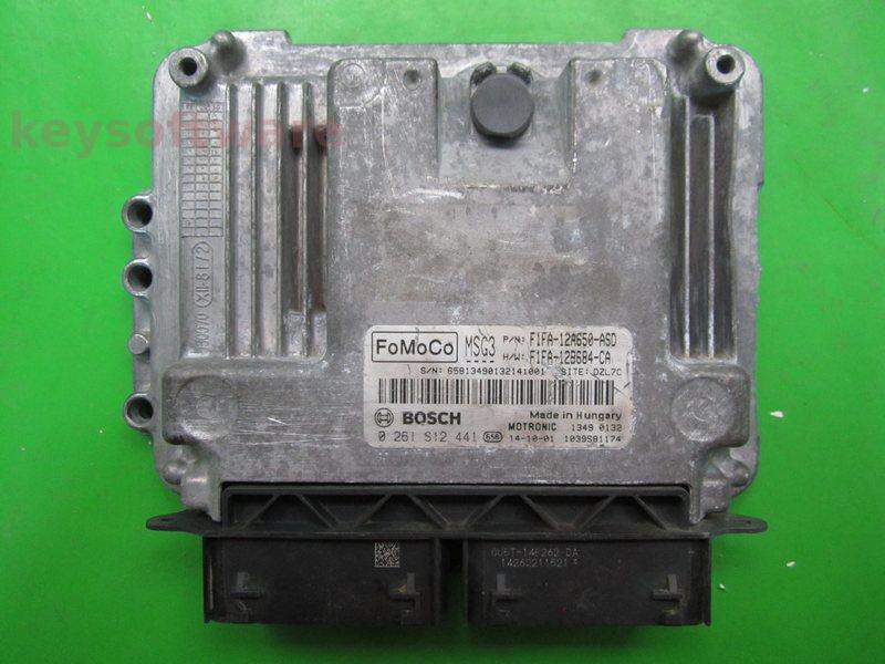 ECU Ford Focus 1.0 F1FA-12A650-ASD 0261S12441 MED17.0.1