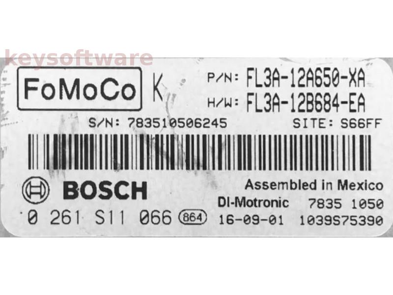 ECU Ford Focus 3.5 FL3A-12A650-XA 0261S11066 MEDG17.0 {