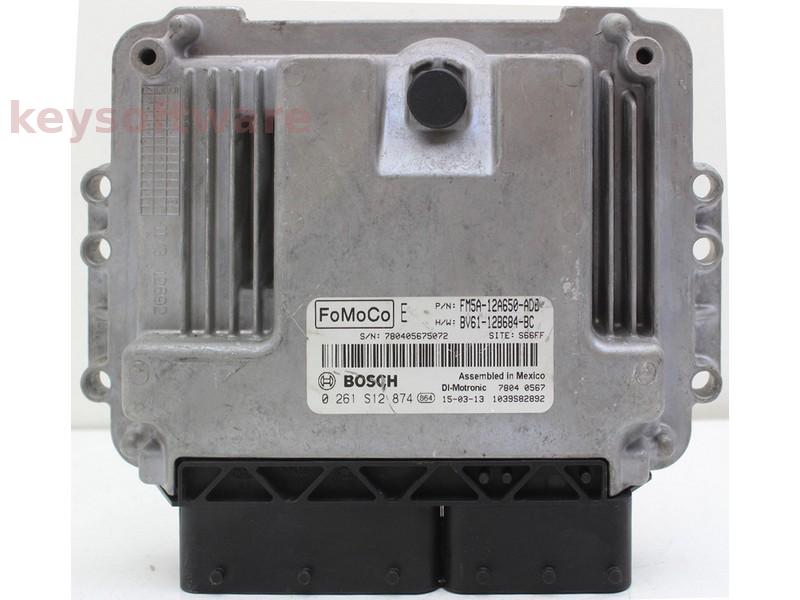 ECU Ford Focus 2.0 FM5A-12A650-ADB 0261S12874 MED17.0.1 {