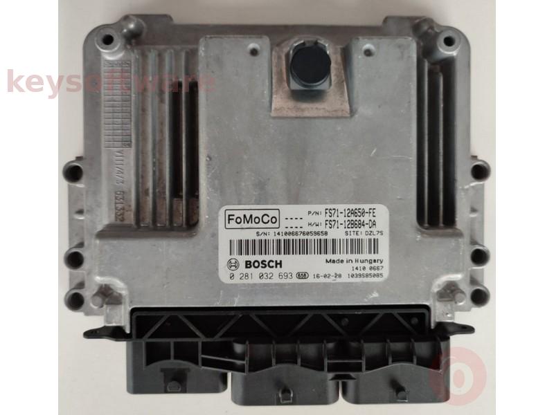 ECU Ford Mondeo 1.6TDCI FS71-12A650-FE 0281032693 EDC17C10 {