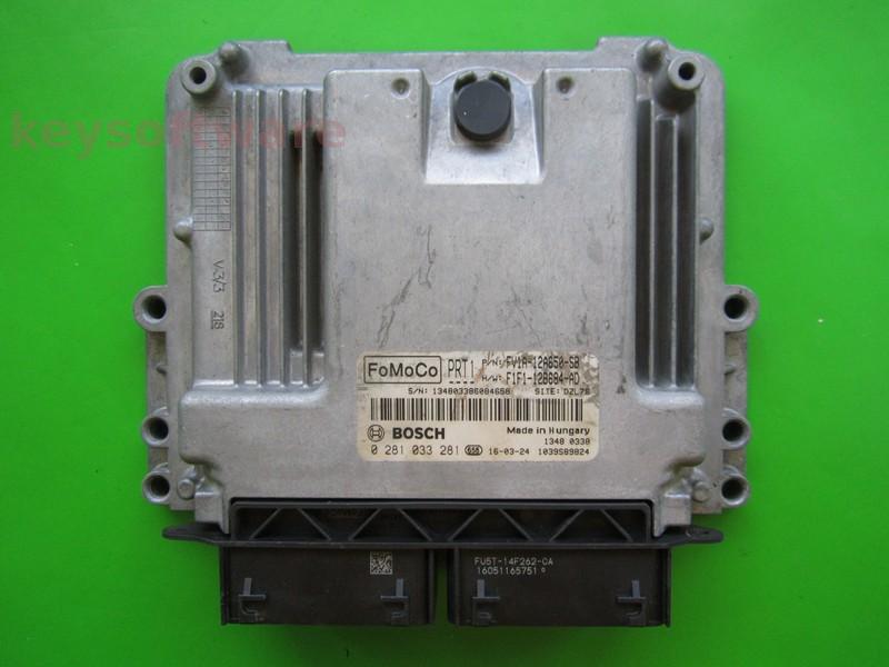 ECU Ford Focus 1.6TDCI FV1A-12A650-SB 0281033281 EDC17C70