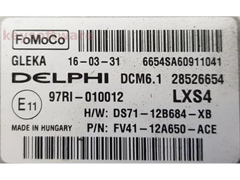 ECU Ford Kuga 2.0TDCI FV41-12A650-ACE 28526654 DCM6.1 {