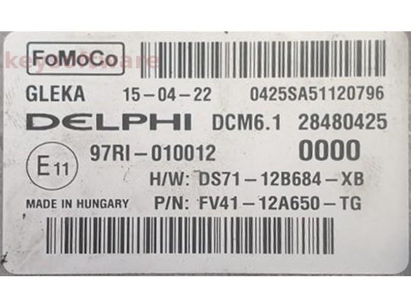 ECU Ford Kuga 2.0TDCI FV41-12A650-TG 28480425 DCM6.1 {