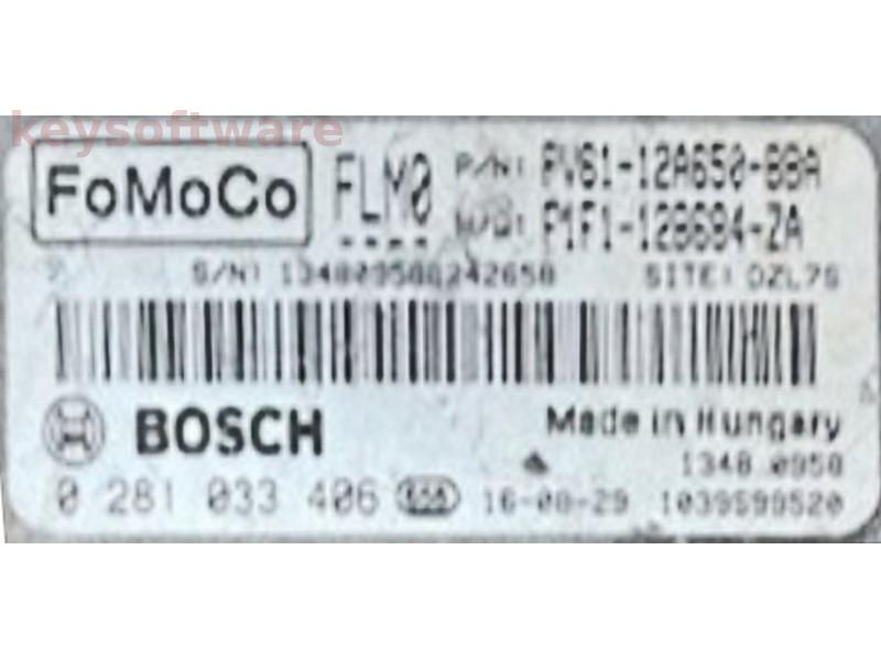 ECU Ford Connect FV61-12A650-BBA 0281033406 EDC17C70 {